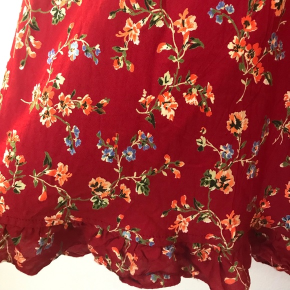 Jacob Annexe | red floral skirt - Picture 4 of 5